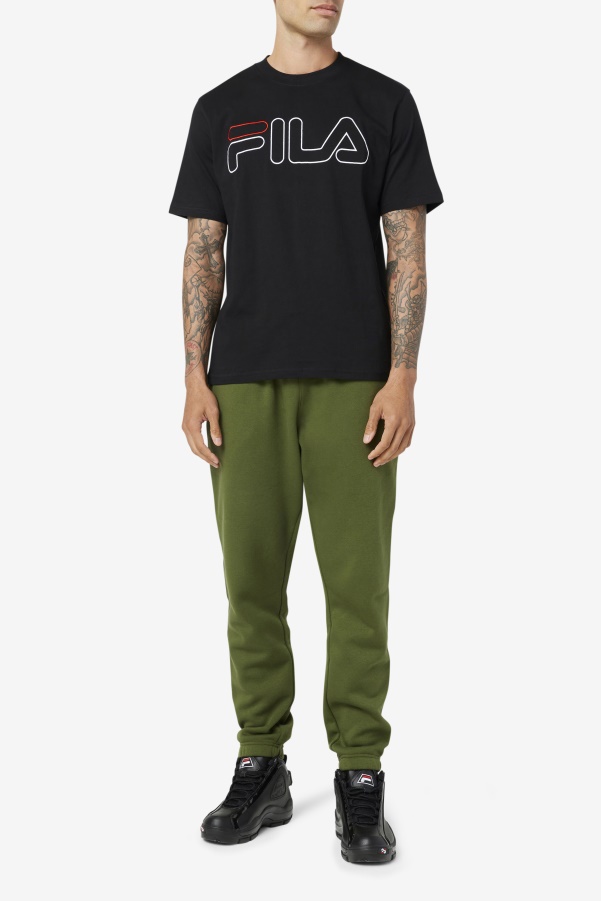 Black/White/Red borough tee Fila