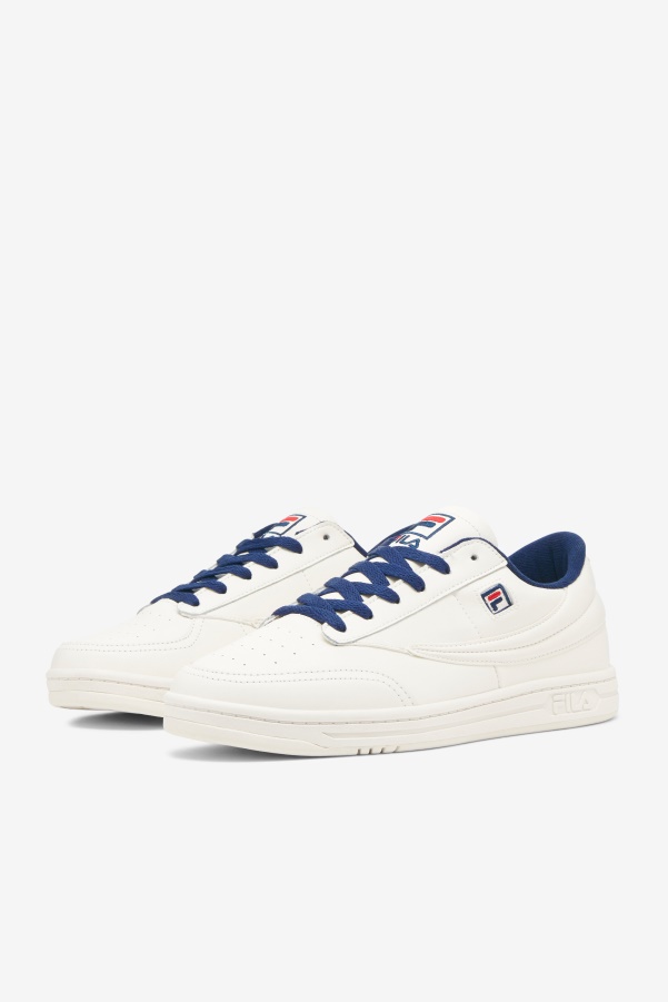 Men's Tennis 88 Gardenia/Navy/Red Fila