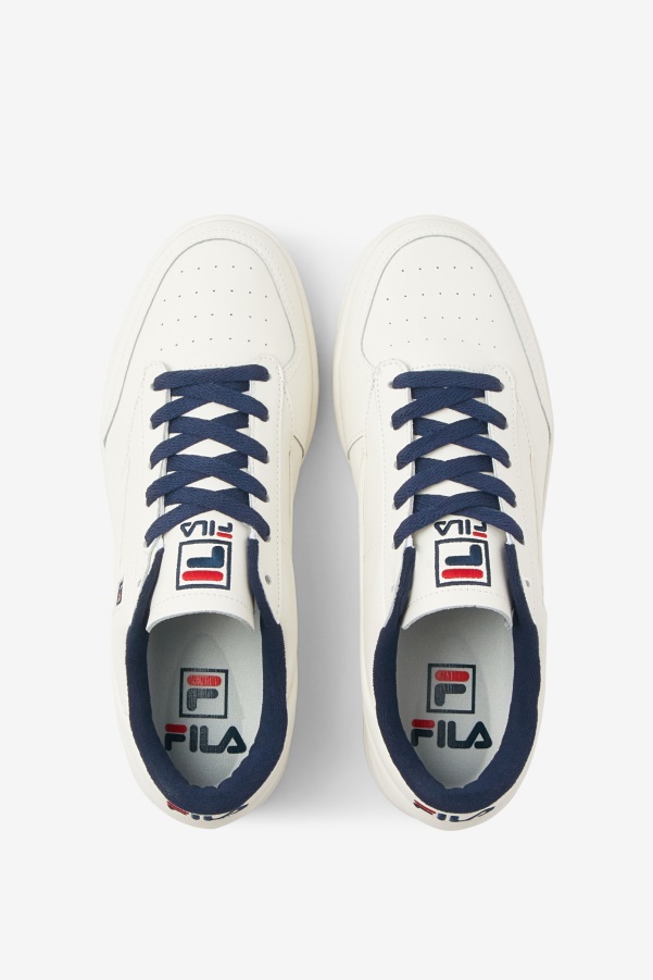 Men's Tennis 88 Gardenia/Navy/Red Fila