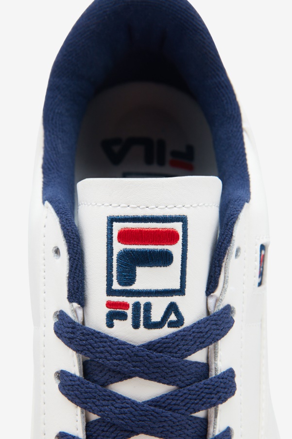 Men's Tennis 88 Gardenia/Navy/Red Fila