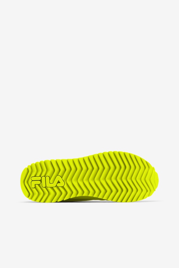 Women's Orbit Stripe Fila Yellow/Black/Brilliant White