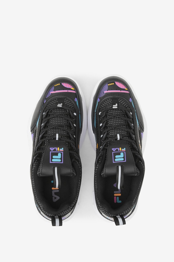 Fila Big Kids' Disruptor 2 Premium Black/Bubblegum/White