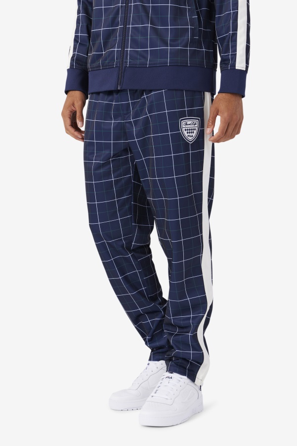 Oshan Track Pant Navy/Gardenia/June Bug Fila