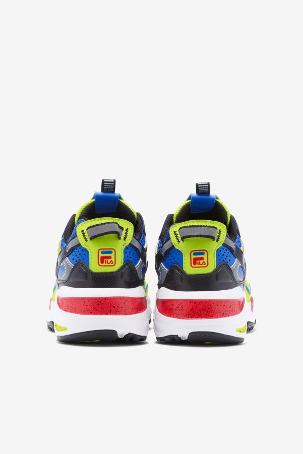 Fila Big Kids' Ray Tracer Apex Black/Blue/Red
