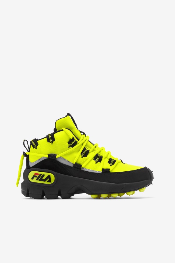 Yellow/Black/Red Women's Grant Hill 1 x Trailpacer Fila