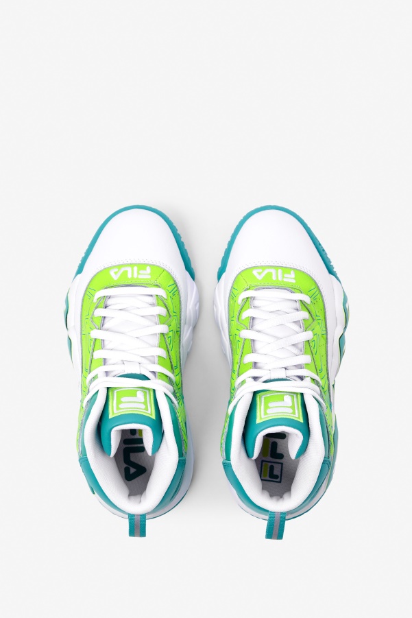 Fila White/Ceramic/Green Little Kids' MB