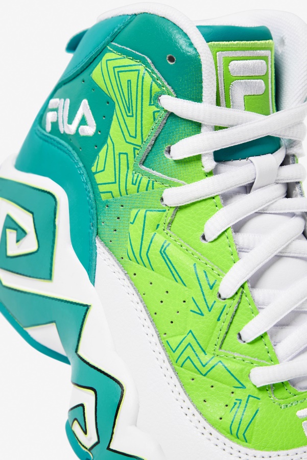 Fila White/Ceramic/Green Little Kids' MB