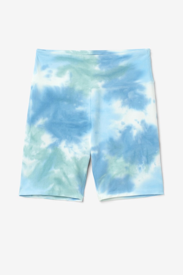Fila Taima Tie Dye Bike Short White/Splish/All/Latigo Bay