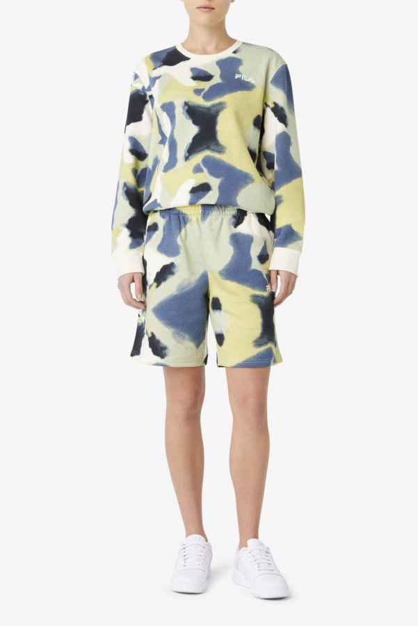 Aim Short Brushstroke Print Fila