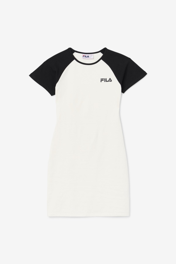 Kyra Dress Gardenia/Black Fila