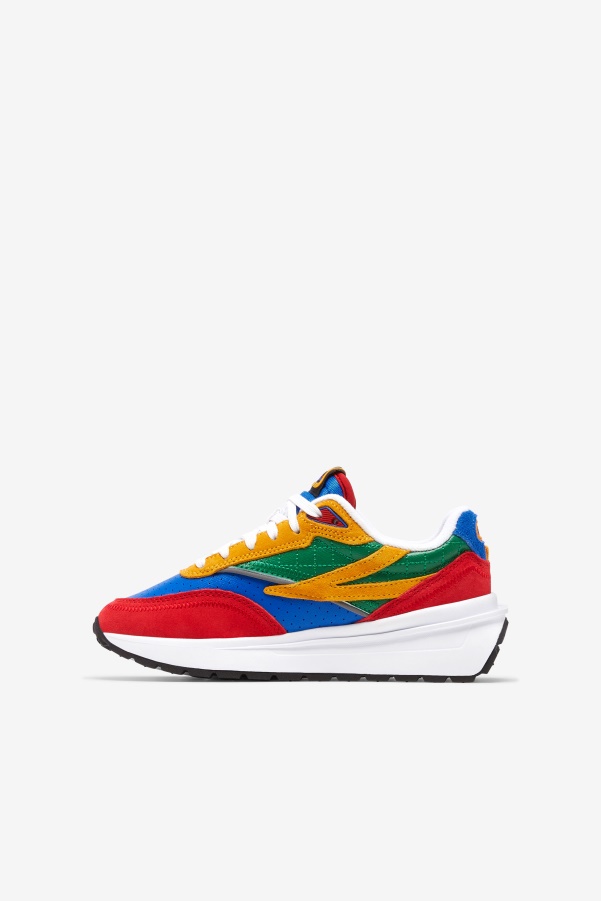 Blue/Red/Amazon Big Kids' Renno Premium Fila