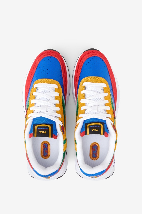 Blue/Red/Amazon Big Kids' Renno Premium Fila