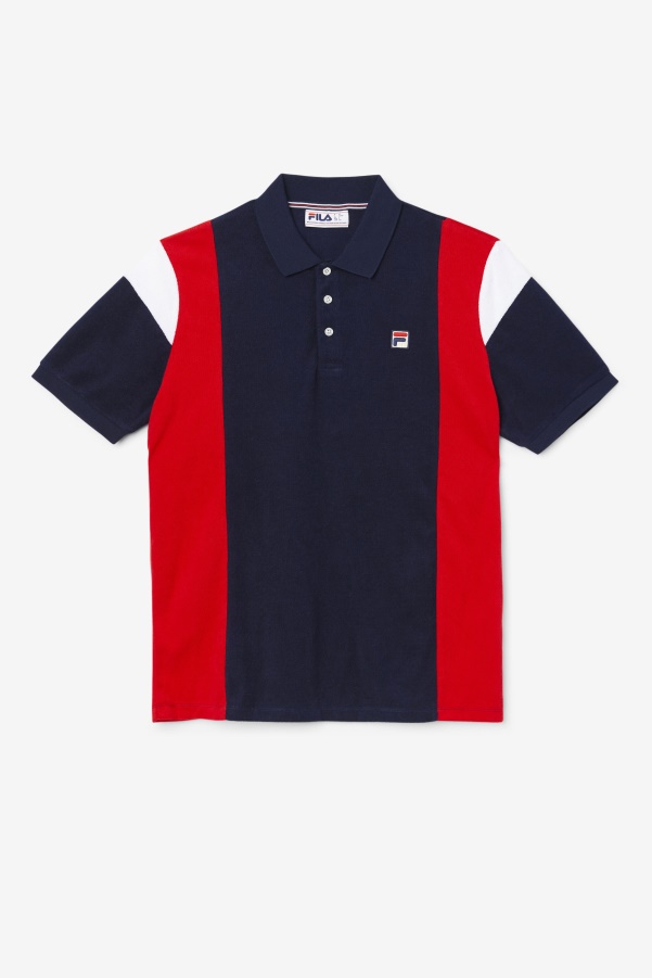 Fila Astro Terry Polo Navy/Red/White