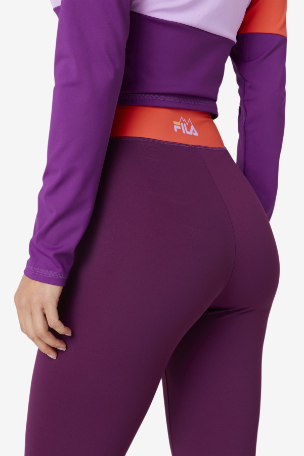 Fila Marnie Base Layer Legging Charisma/Crocus Petal/Cayenne