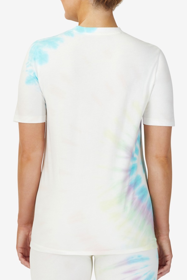 Double Cream Tie Dye Fila Alivia Tie Dye Tee