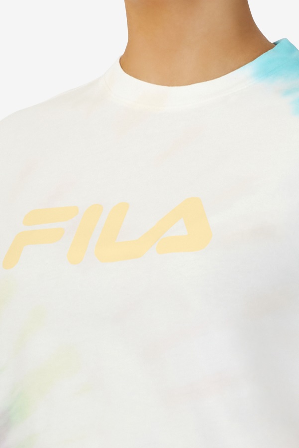 Double Cream Tie Dye Fila Alivia Tie Dye Tee