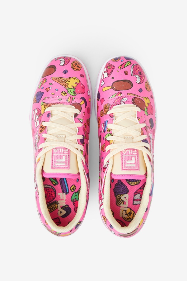 Sugar Plum/Purple/Lemon Fila Big Kids' Original Fitness