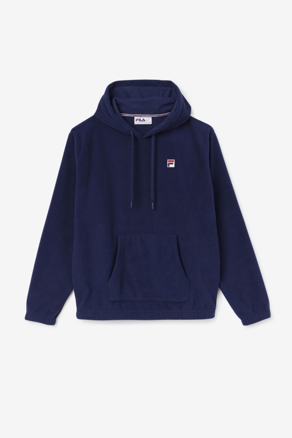 Fila Finn Fleece Hoodie Navy