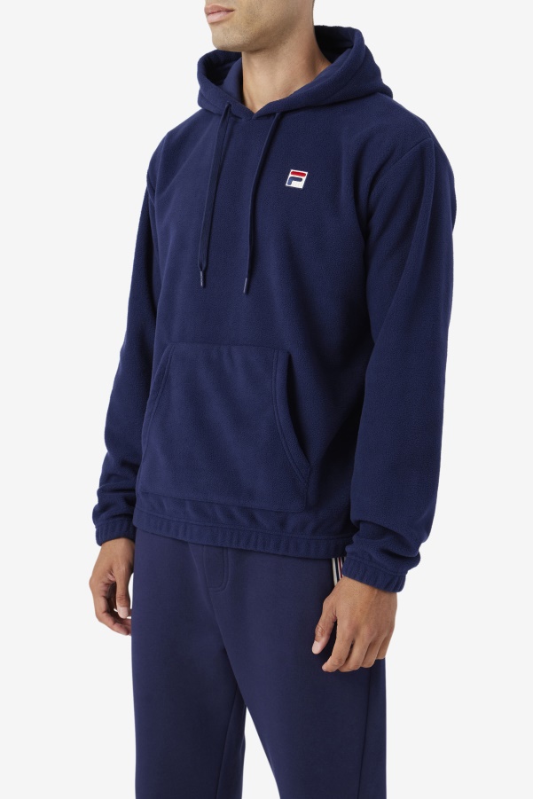 Fila Finn Fleece Hoodie Navy