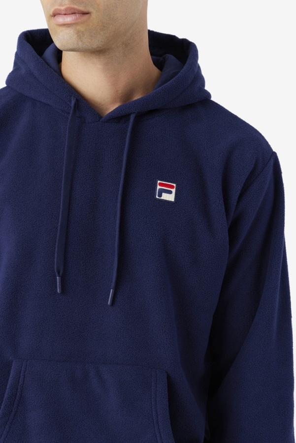 Fila Finn Fleece Hoodie Navy