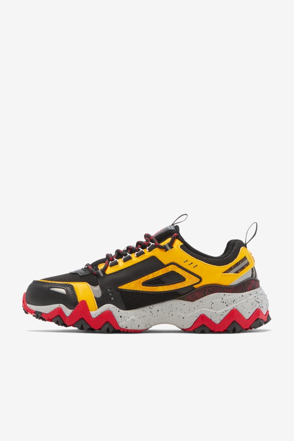 Black/Lemon/Red Men's Oakmont Tr Fila