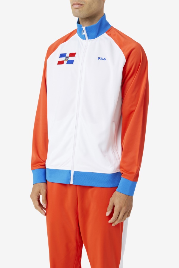 Dominican Republic Track Jacket Fila Fiery Red/White/Blue