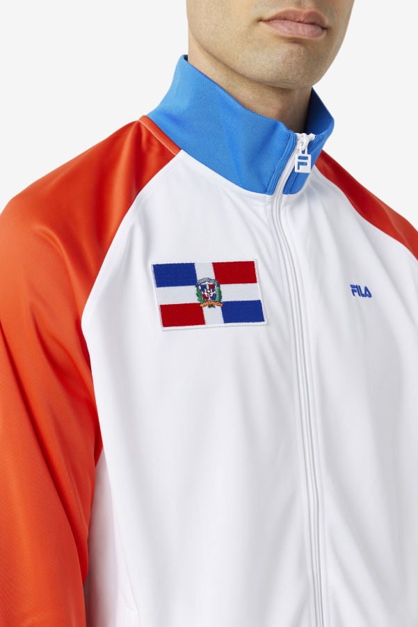 Dominican Republic Track Jacket Fila Fiery Red/White/Blue