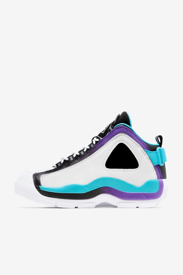 White/Blue/Purple Fila Men's Grant Hill 2