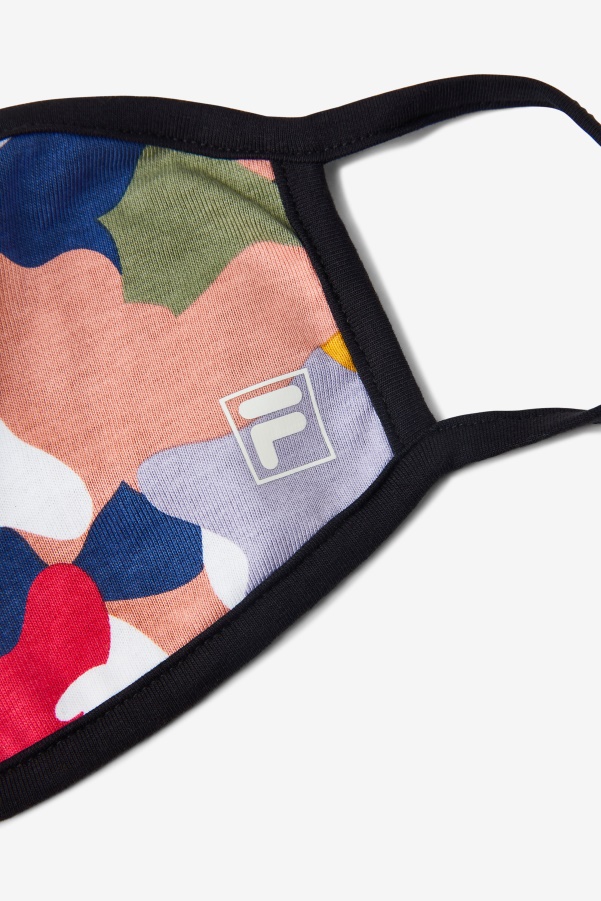 Rainbow Camo Fila Multicolor Cloth Face Mask