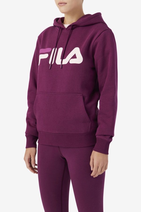 Lucy Hoodie Fila Grape Wine/Potpourri/Rouge