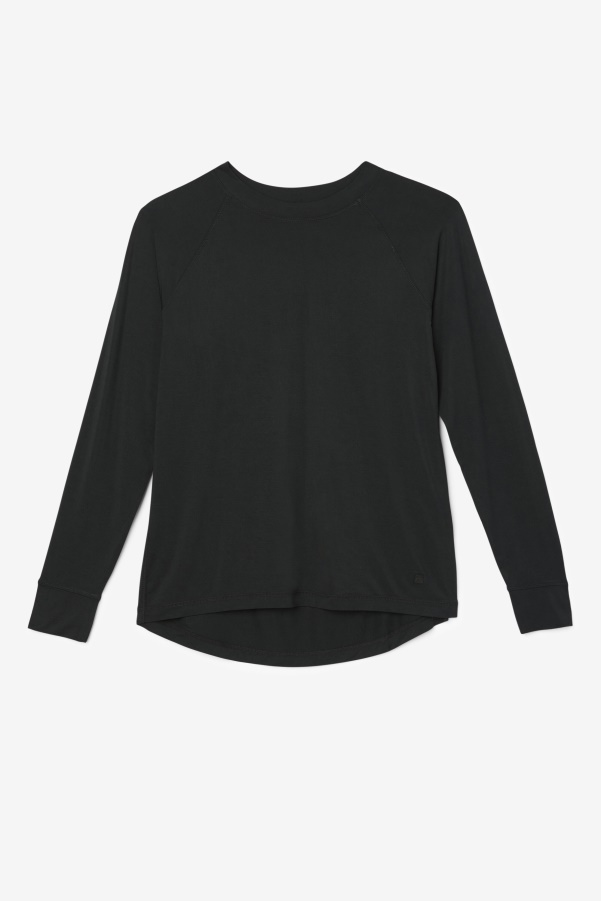 Fi-Lux Mesh Back Long Sleeve Crew Fila Black