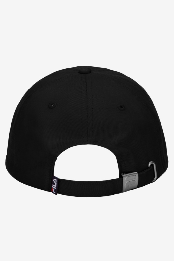 Embroidered F-Box baseball Hat Black Fila