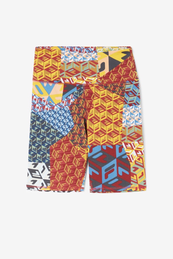 Ocean/Yellow/Whitee Elowen Bike Short Fila