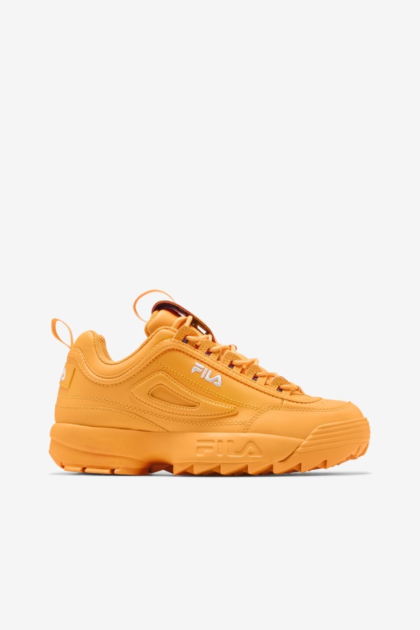 Marigold/White Fila Women's Disruptor 2 Premium