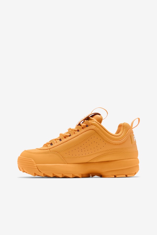 Marigold/White Fila Women's Disruptor 2 Premium