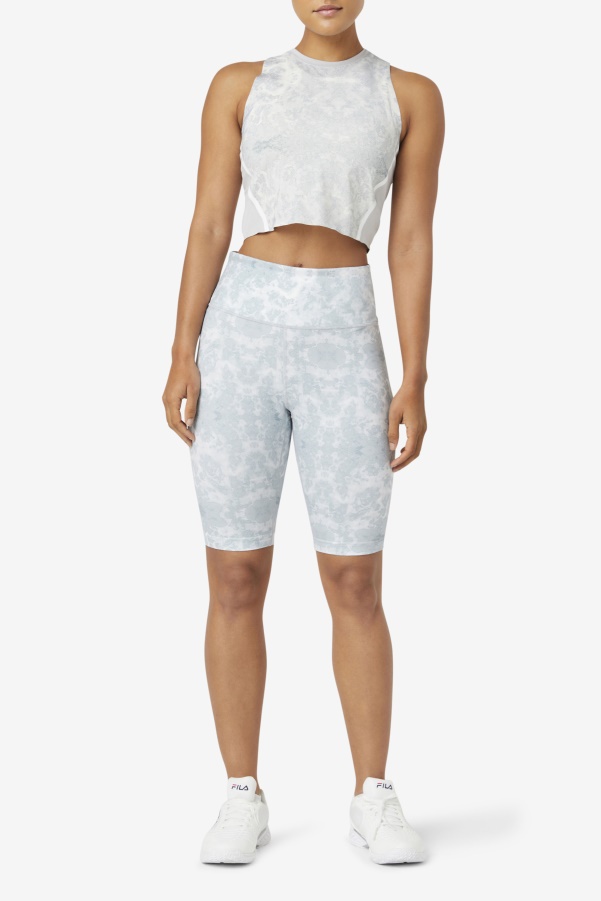 Fila Highrise/White Uplift Athletic Crop Top