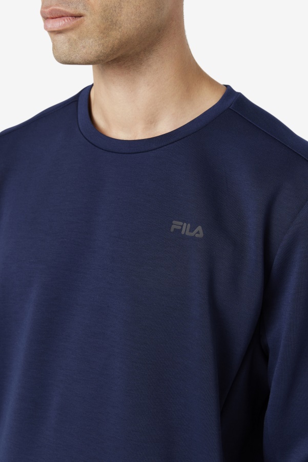 Navy/Black Fila Emry Crew