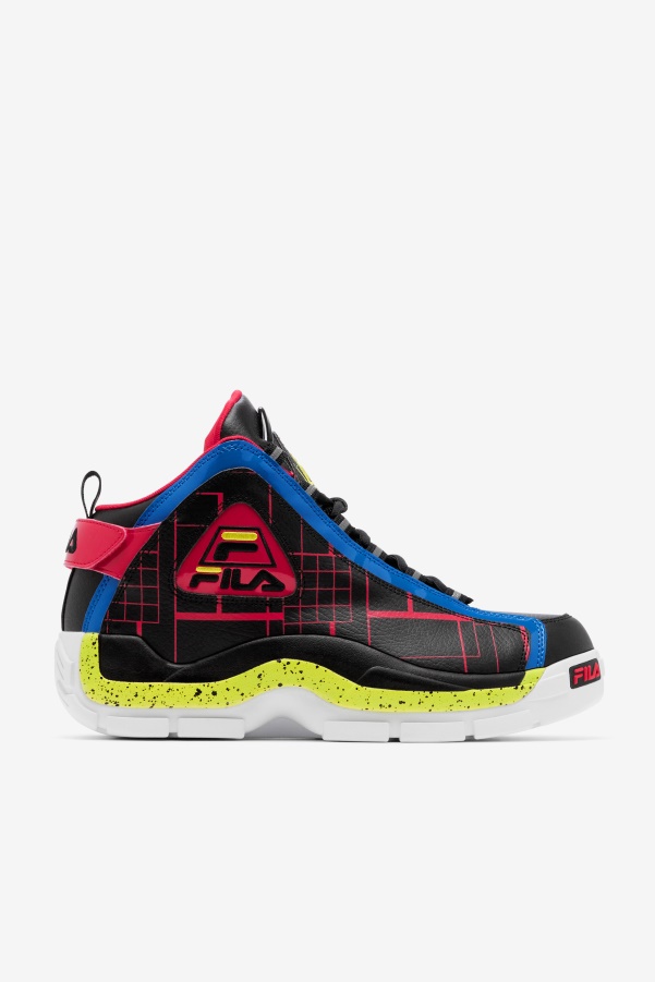 Men's Grant Hill 2 Black/Blue/Red Fila