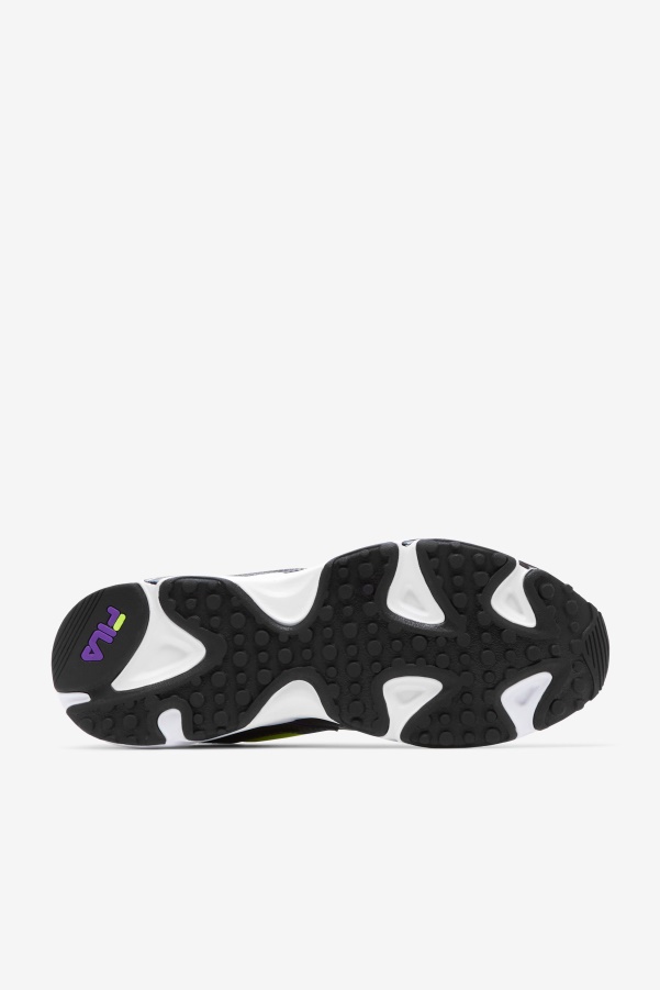 Black/White/Purple Fila Men's Ray Tracer Apex