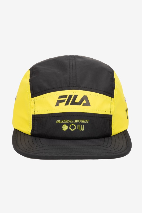 5 Panel Camper Hat Fila Lime Punch/Black