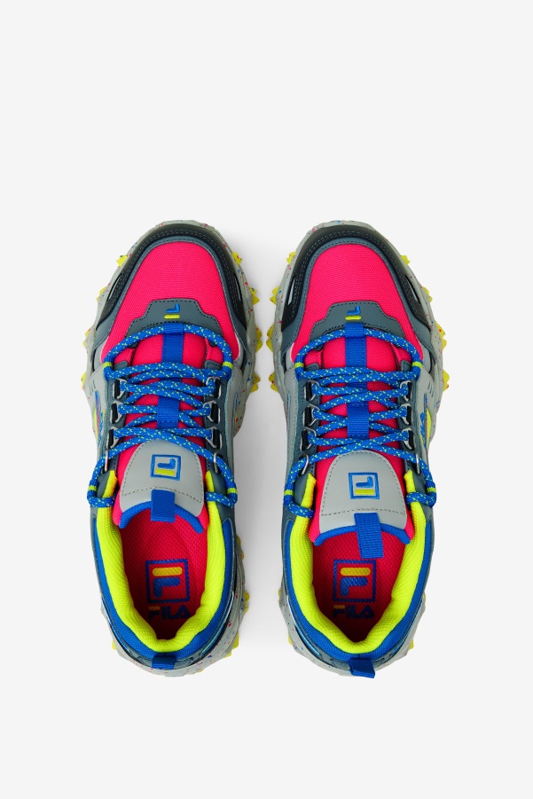 Pink Glo/Monument/Blue Fila Women's Oakmont TR