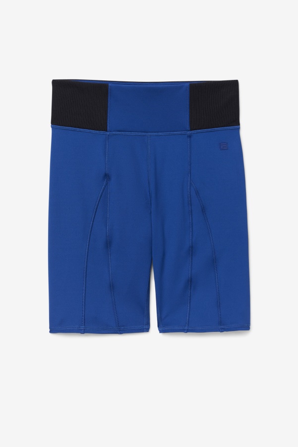Navy Peony Fila Forza 8" Texture Bike Short
