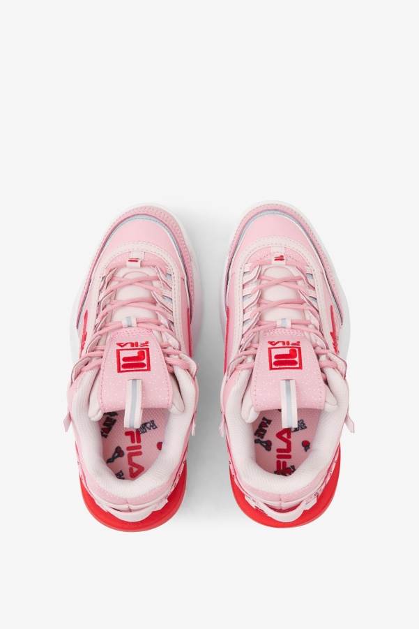 Fila Pink/Coral Blush/White Big Kids' Disruptor 2 Exp