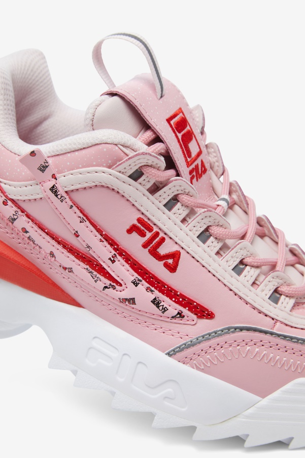 Fila Pink/Coral Blush/White Big Kids' Disruptor 2 Exp