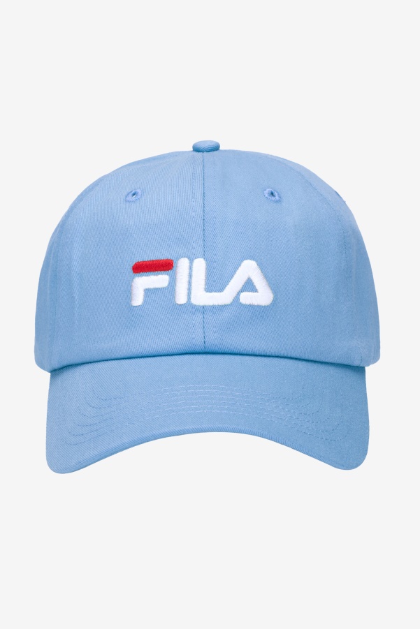 Embroidered Logo Baseball Hat Fila Cornflower Blue