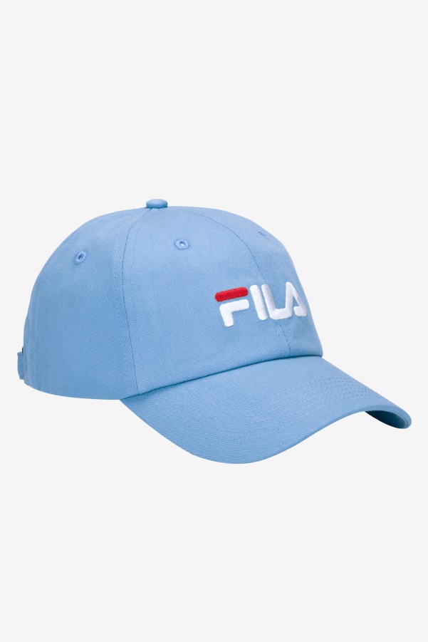 Embroidered Logo Baseball Hat Fila Cornflower Blue