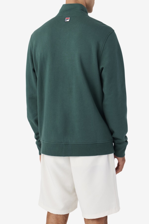 June Bug/Stone Nima 1/4 Zip Sweatshirt Fila