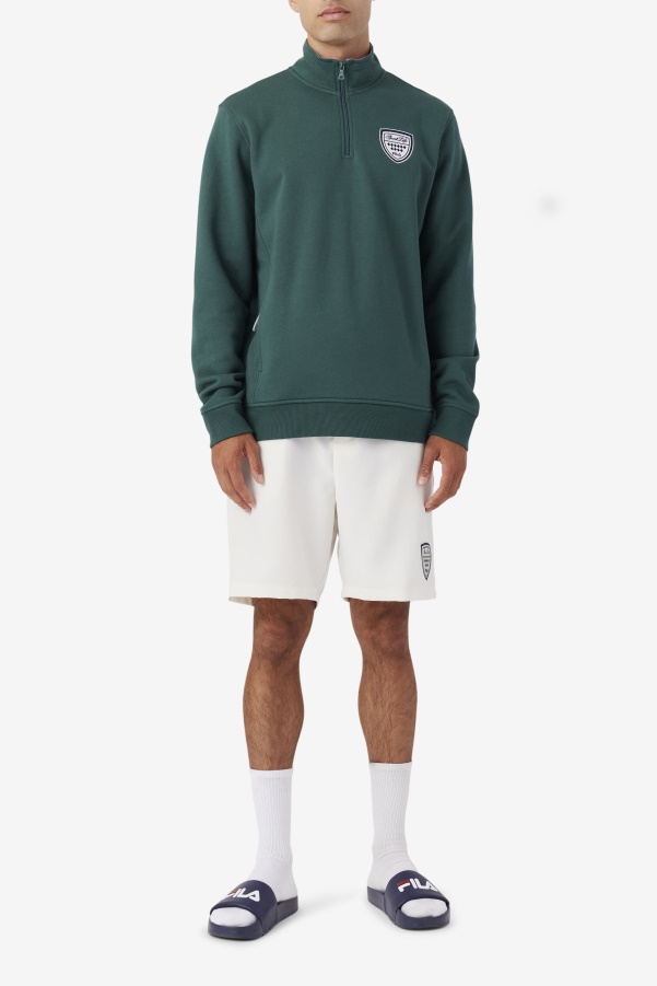 June Bug/Stone Nima 1/4 Zip Sweatshirt Fila