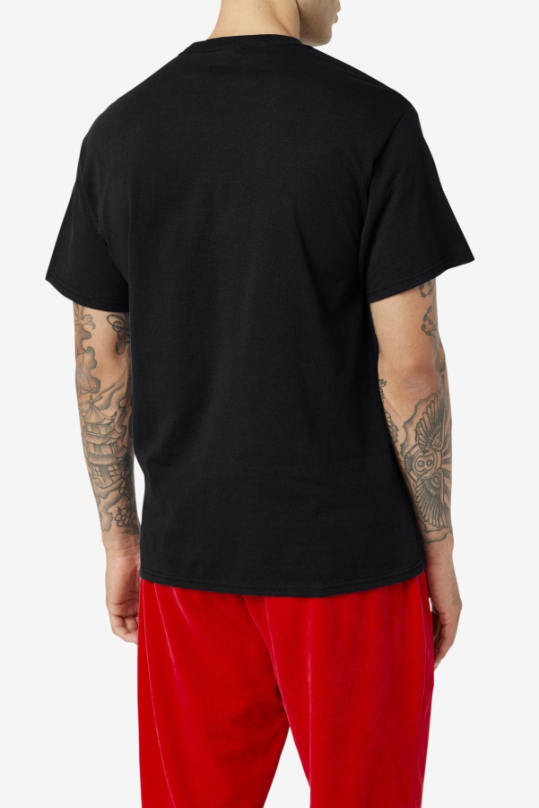 Fila Original Fitness Tee Black/Red/White