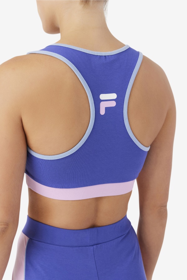 Kairi Bra Top Fila Blue/Orchid/Blue/White